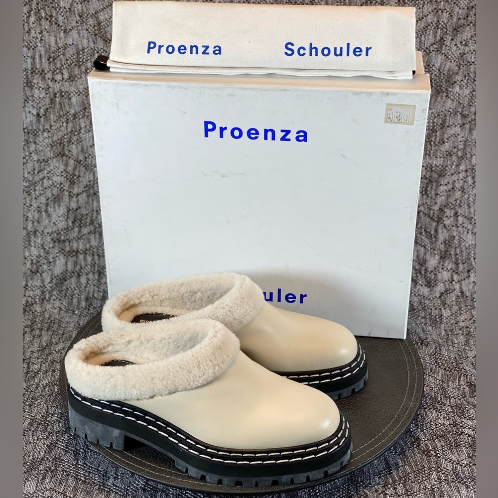 Proenza Schouler Lug Sole Mule Women's Size 38  Natural